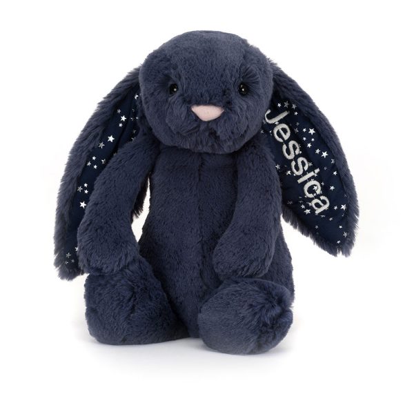 Personalized Bashful Stardust Bunny Medium